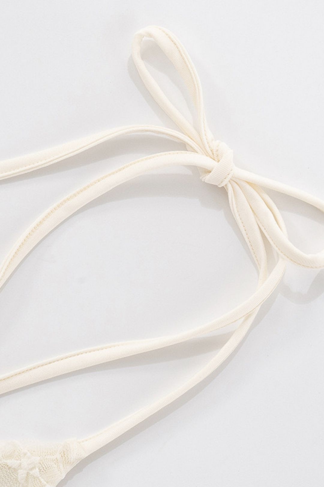 New Pure Color Lace Suspender Intimates Swing Collar Long-Sleeved Top Shorts Suit