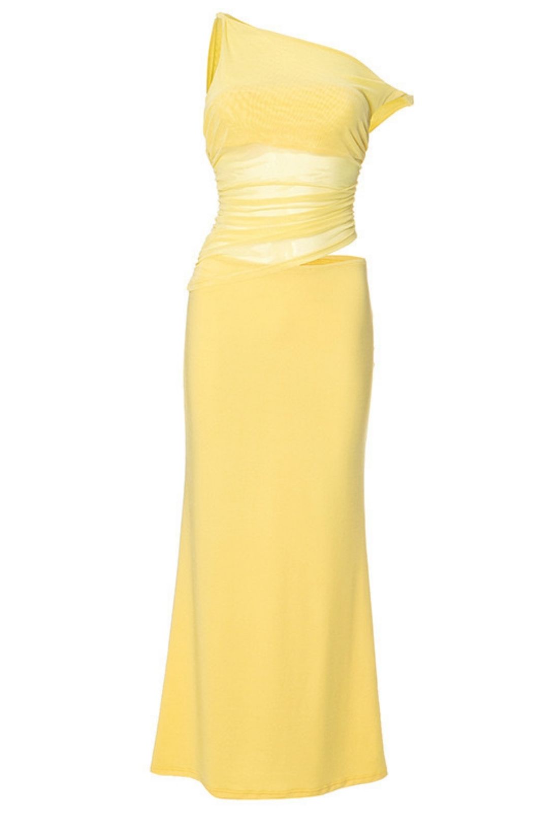 New Solid Color Slim Sexy Suspender Fishtail Dress