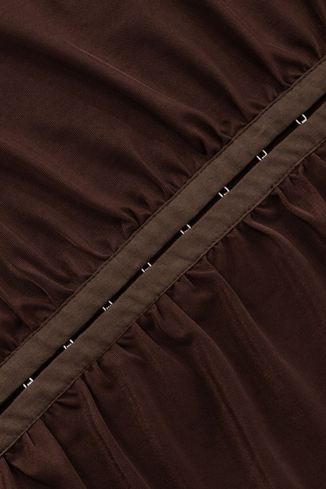 New Solid Color Half-high Collar Buckle Pleated Slim-fit Vest