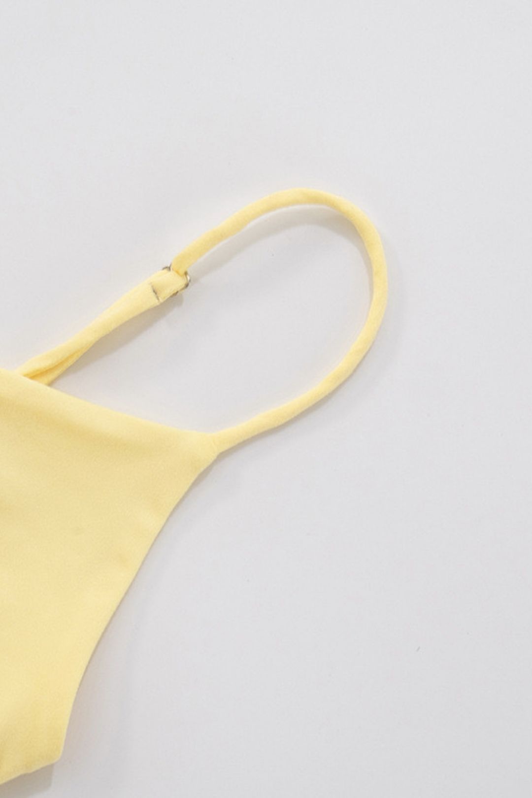 New Solid Colorsling V-neck Ruffled Sexy Dress Women