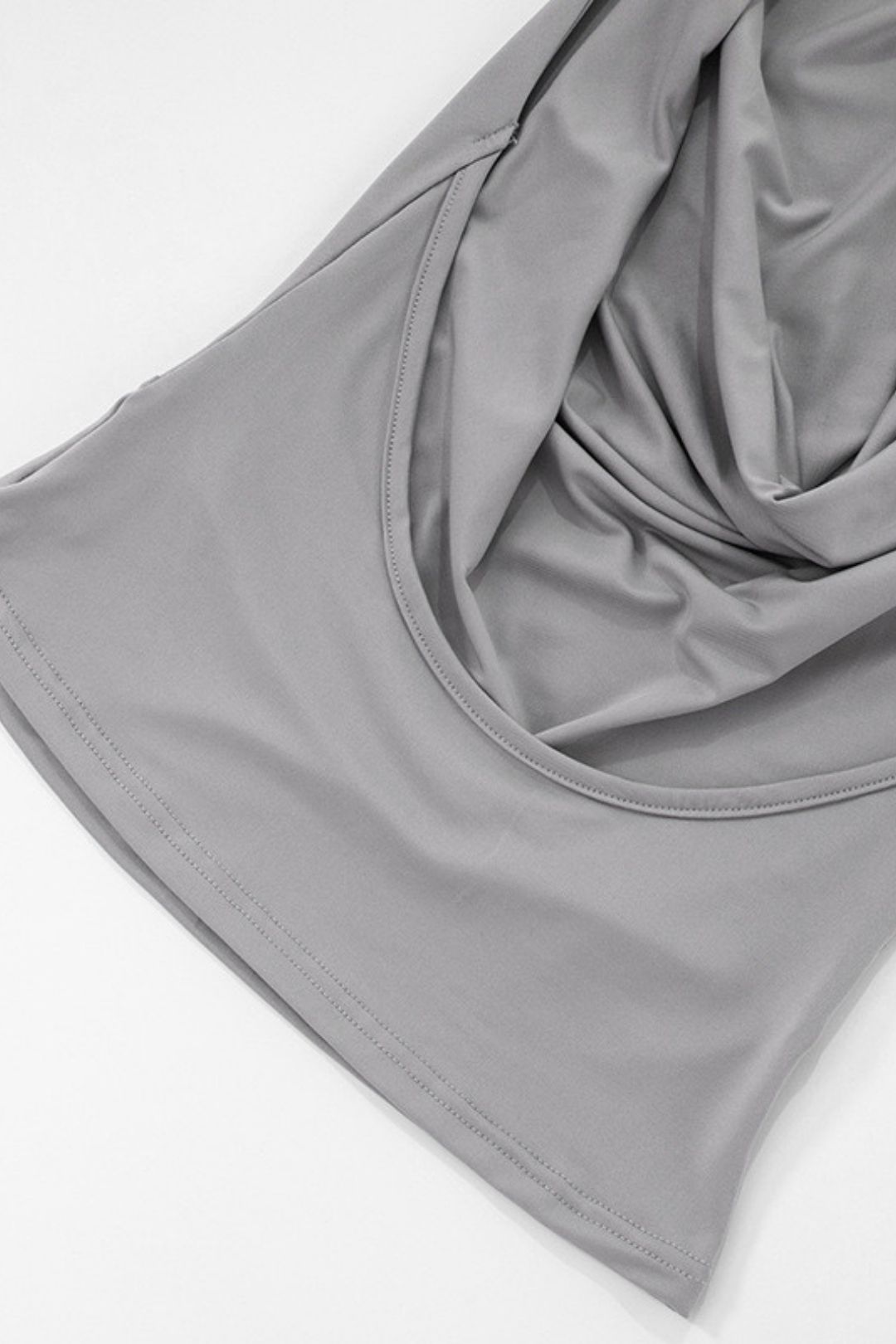 New Pure Color V Neck Halter Strap Backless Vest Top T-Shirt