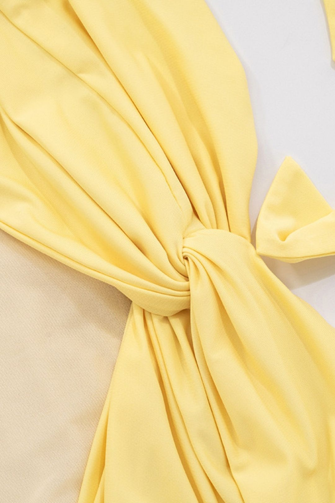 New Solid Pure Color Halter Mesh Tight Splicing Dress