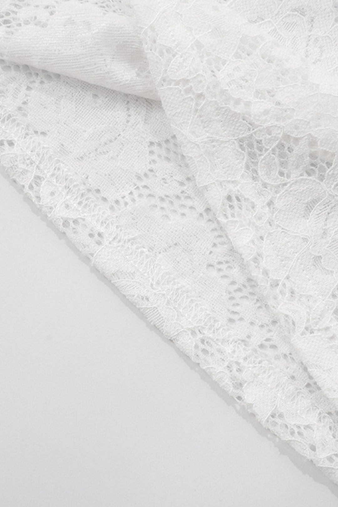 Summer Amazon One-Shoulder Lace Tube Top Cut Out Splicing Short Top