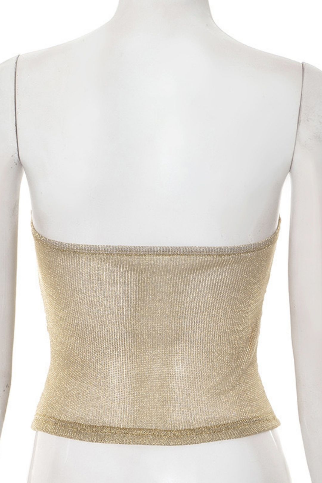 Summer  New Pure Color Tube Top Mesh Backless Sexy Vest Top