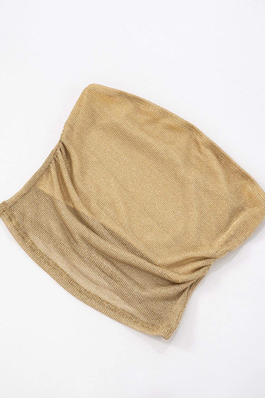 Summer  New Pure Color Tube Top Mesh Backless Sexy Vest Top