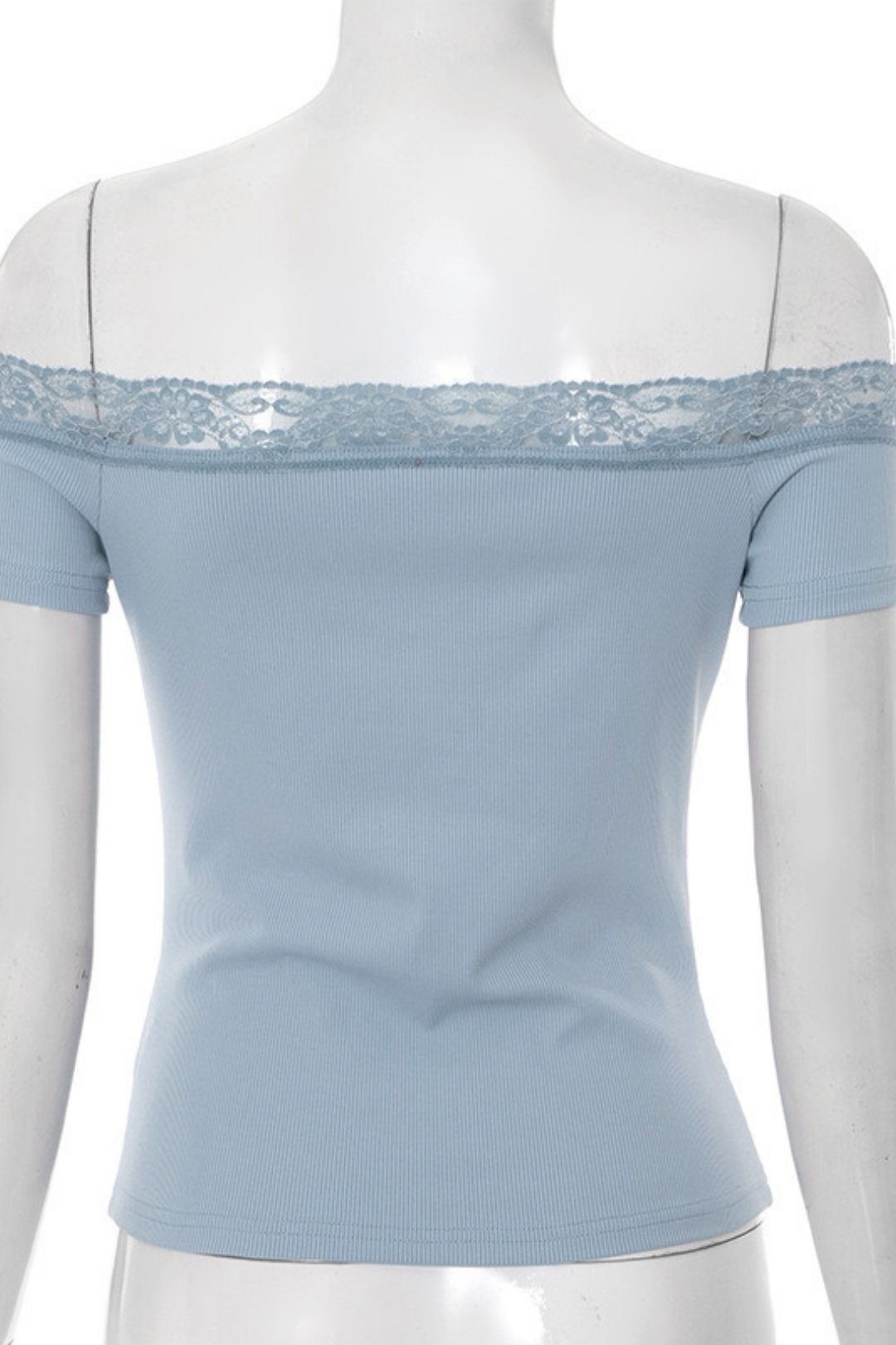 Summer New Pure Color Sleeveless One-line Collar Pace Sexy Shirt