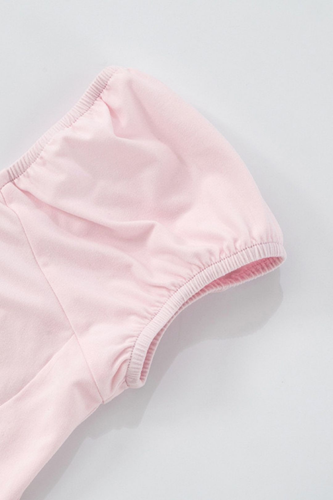 New Solid Color Short-sleeved V-neck Simple Backless Casual Top T-shirt