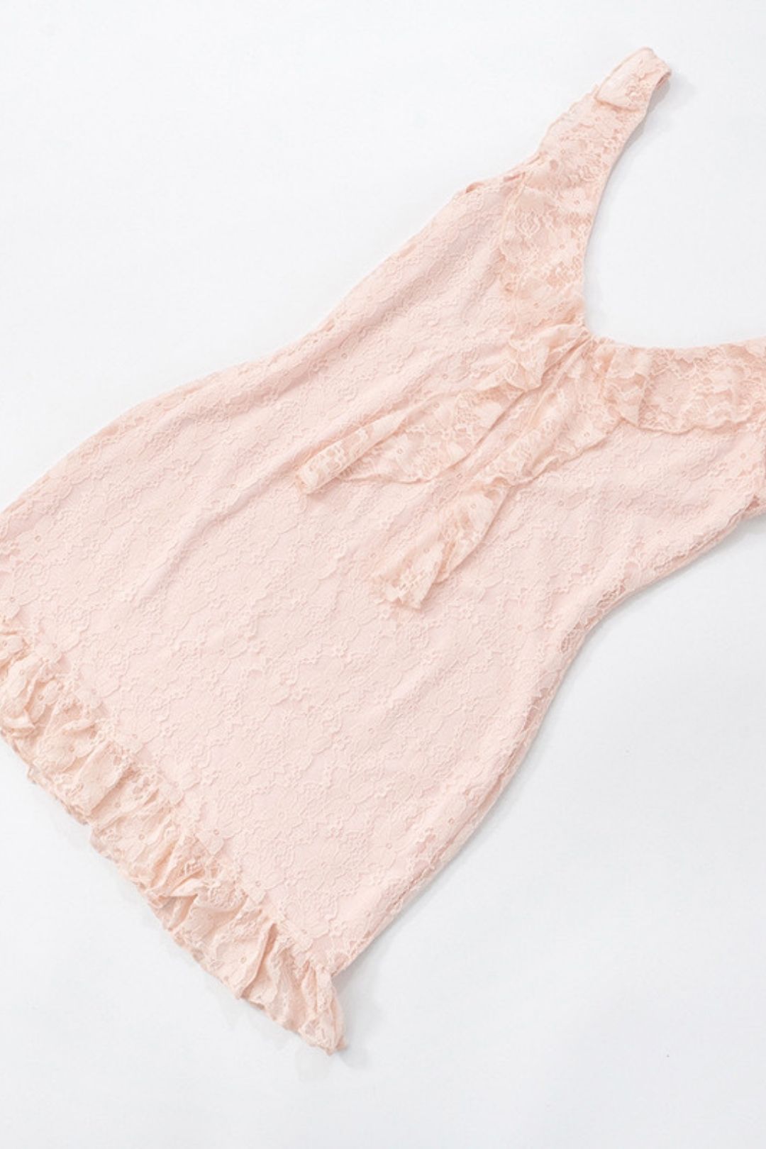 New Solid Color V-neck Sexy Lace Dress