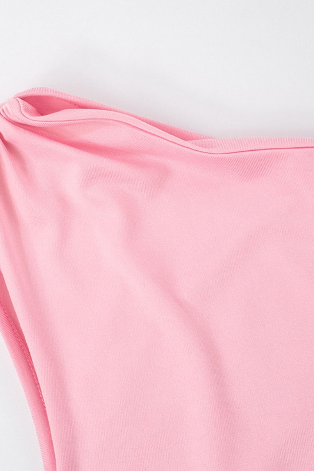 Summer Slant Shoulder Pullover Sleeveless Three-dimensional Flower Pleated Short Dress