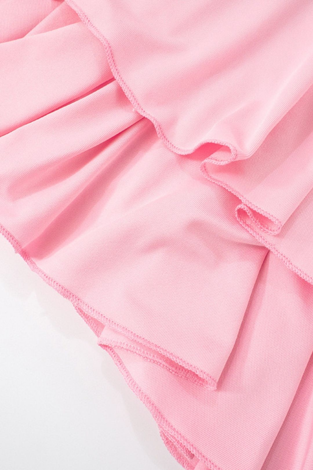 Summer Slant Shoulder Pullover Sleeveless Three-dimensional Flower Pleated Short Dress