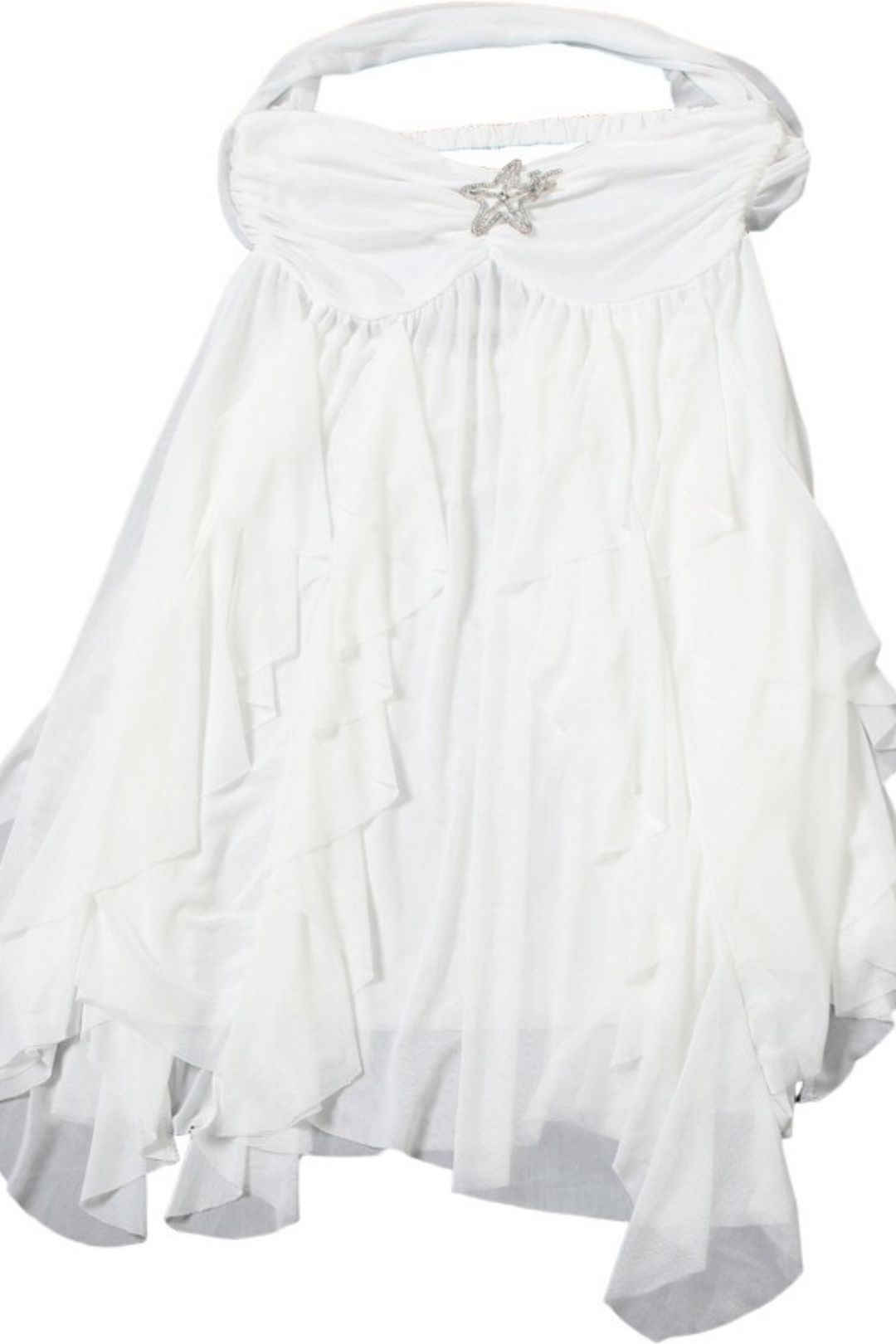 Sexy Halterneck Backless Asymmetrical Skirt Short Dress