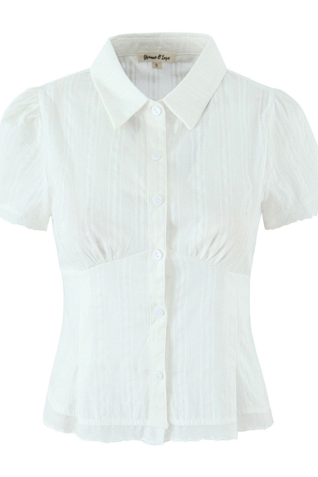 Plaid 2-piece Set Sexy Slim Short-sleeved Shirt + Chic Bow Mini Skirt