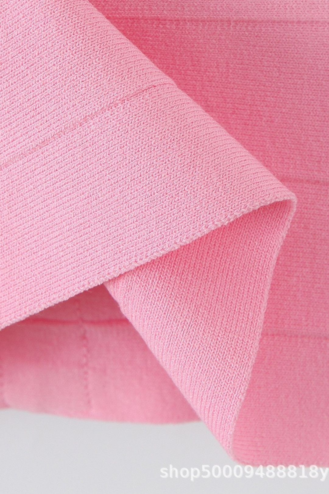 U-neck Chic Sleeveless Short Knitted Dress