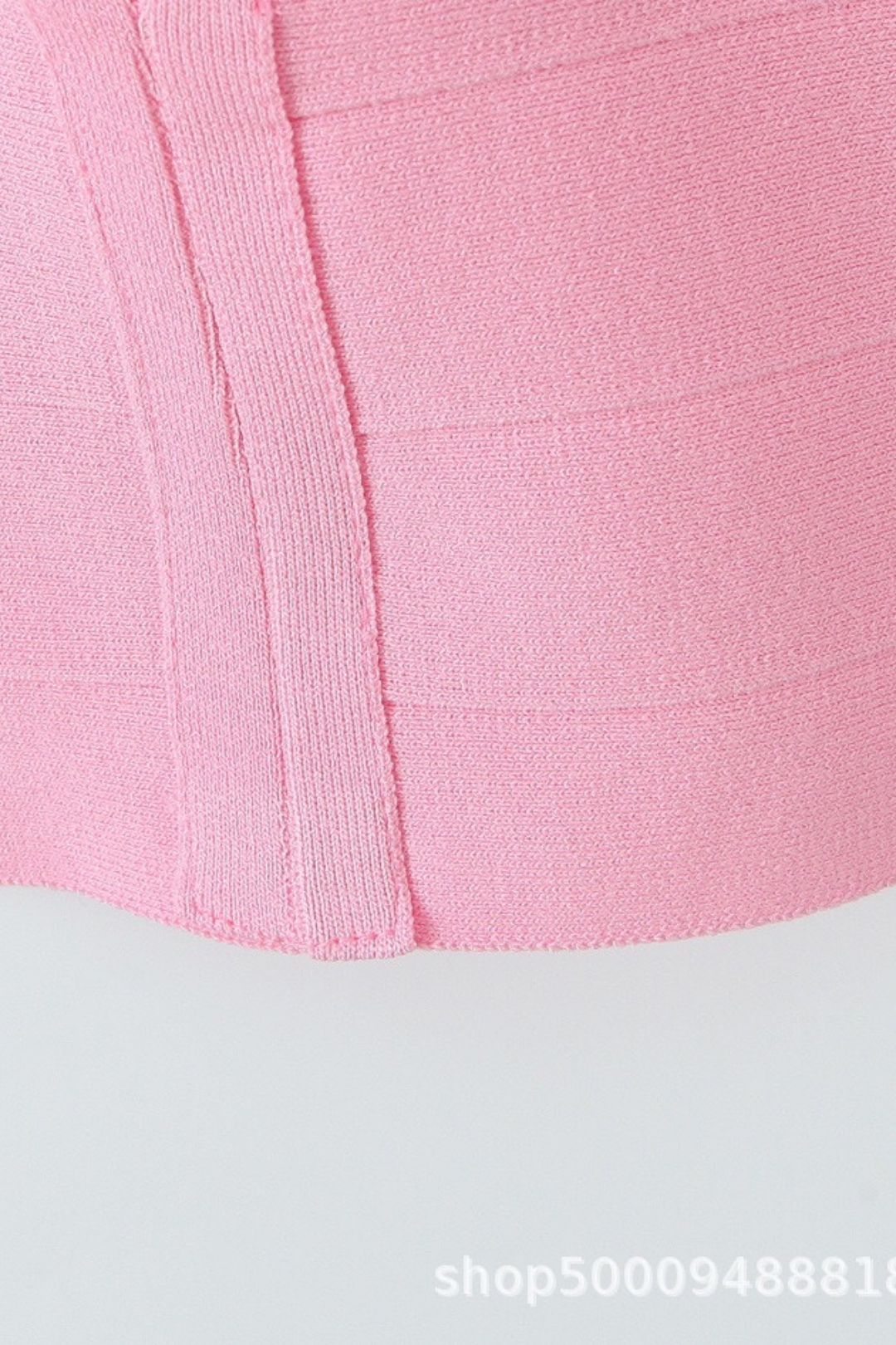 U-neck Chic Sleeveless Short Knitted Dress