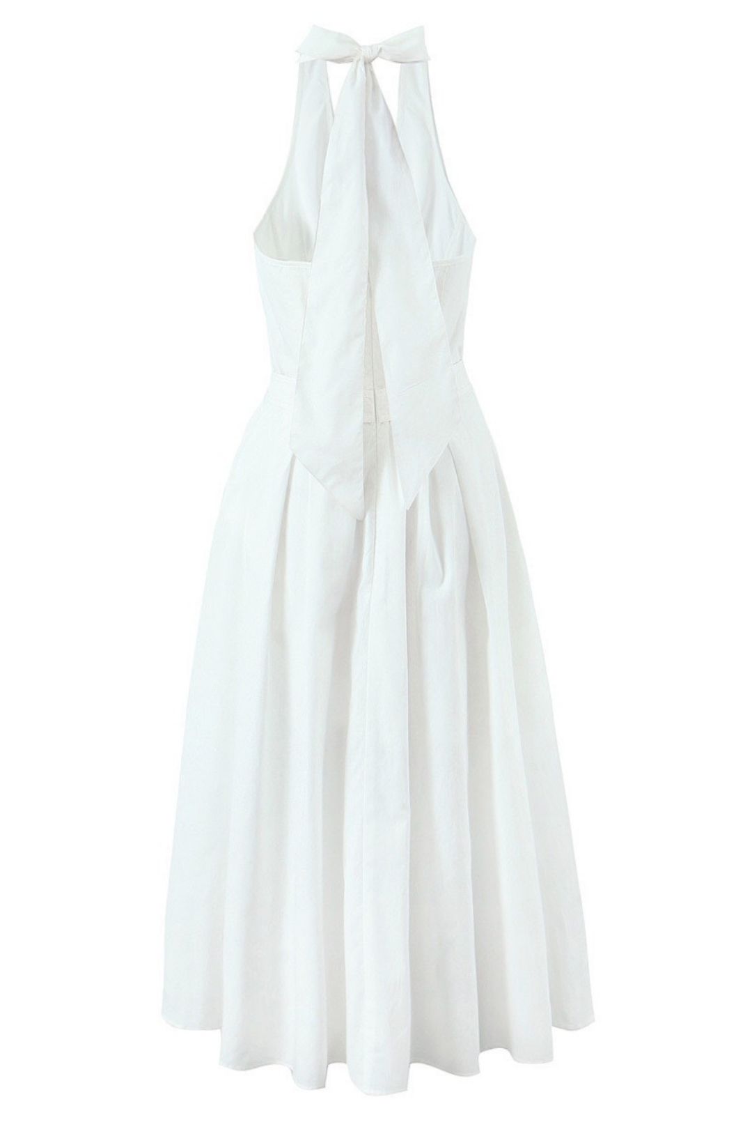 Sleeveless Long Dress French Halter Neck V-neck Temperament Evening Dress