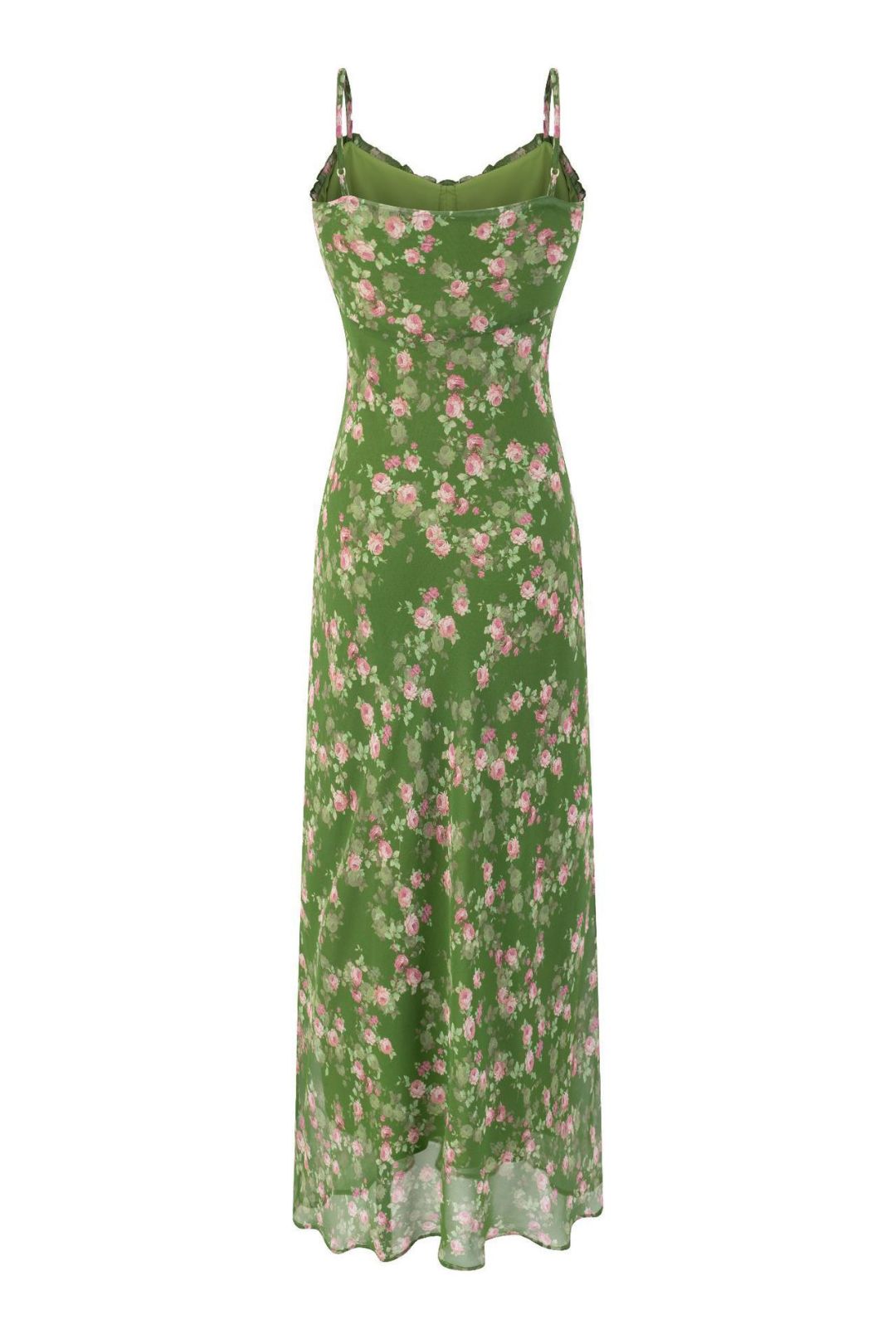 Backless Suspender Dress French V-neck Sexy Slim Midi Dress