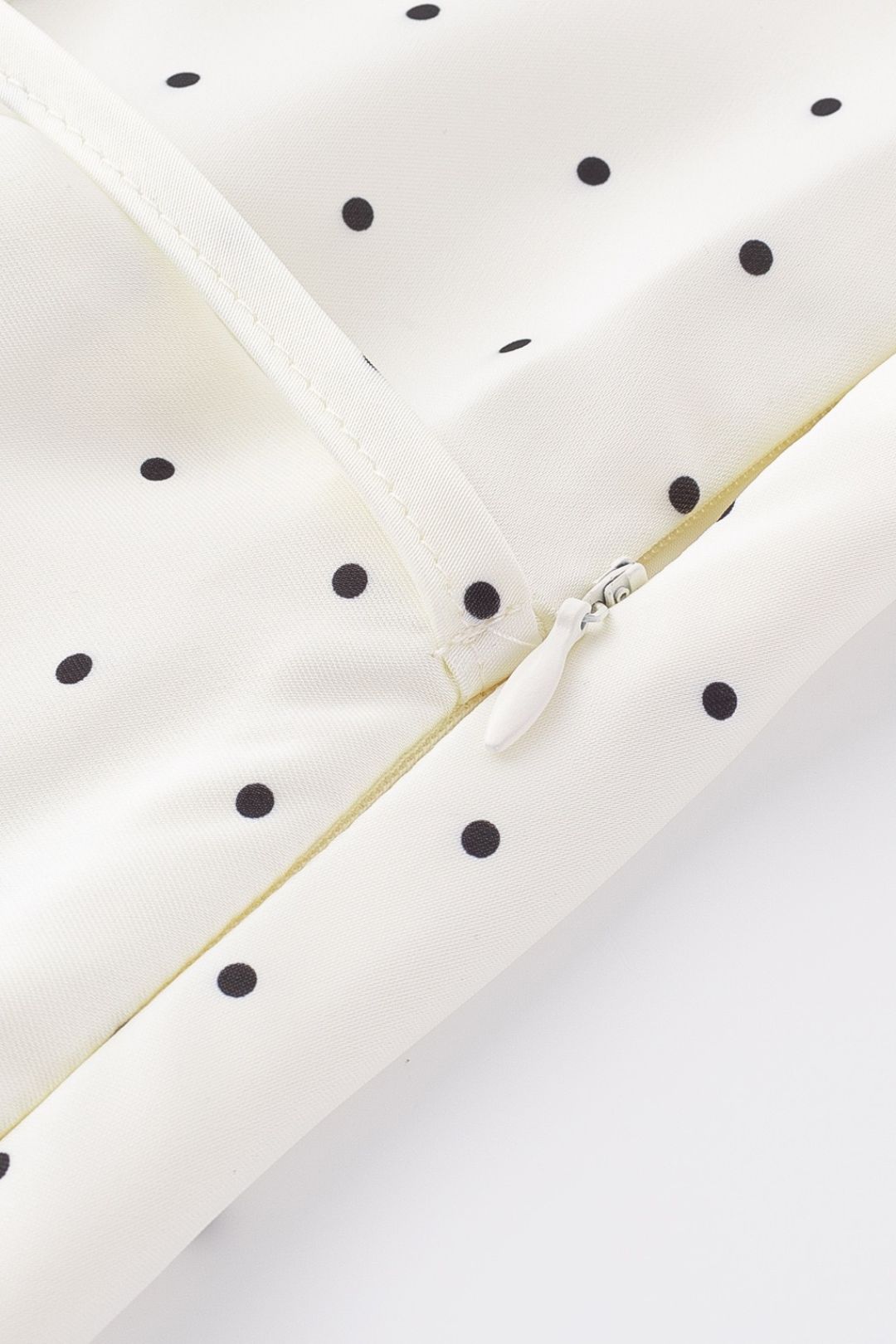 Polka Dot Print Chic Lace Splicing Long Dress