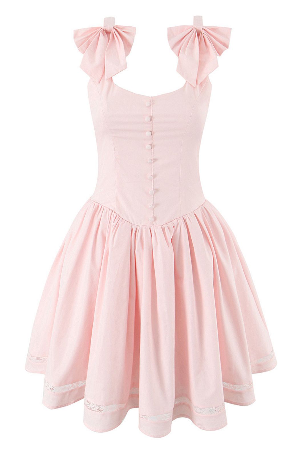 Single-breasted Short Dress