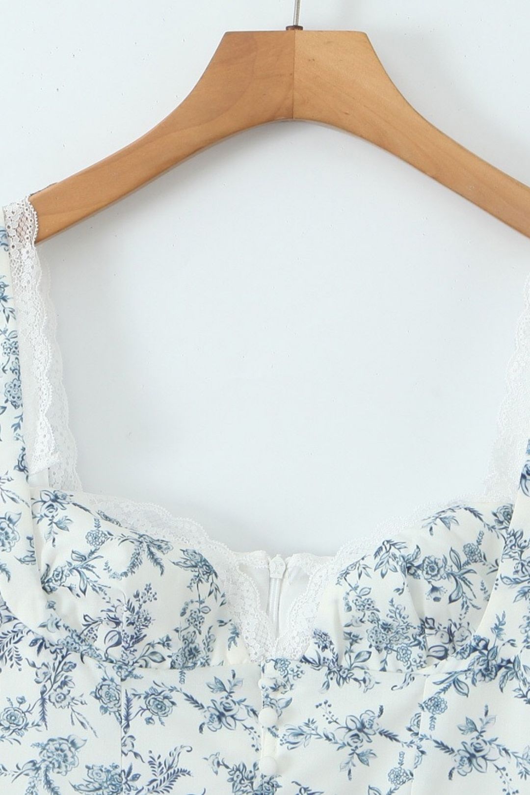 Sexy Deep V Retro Lace Splicing Mini Dress