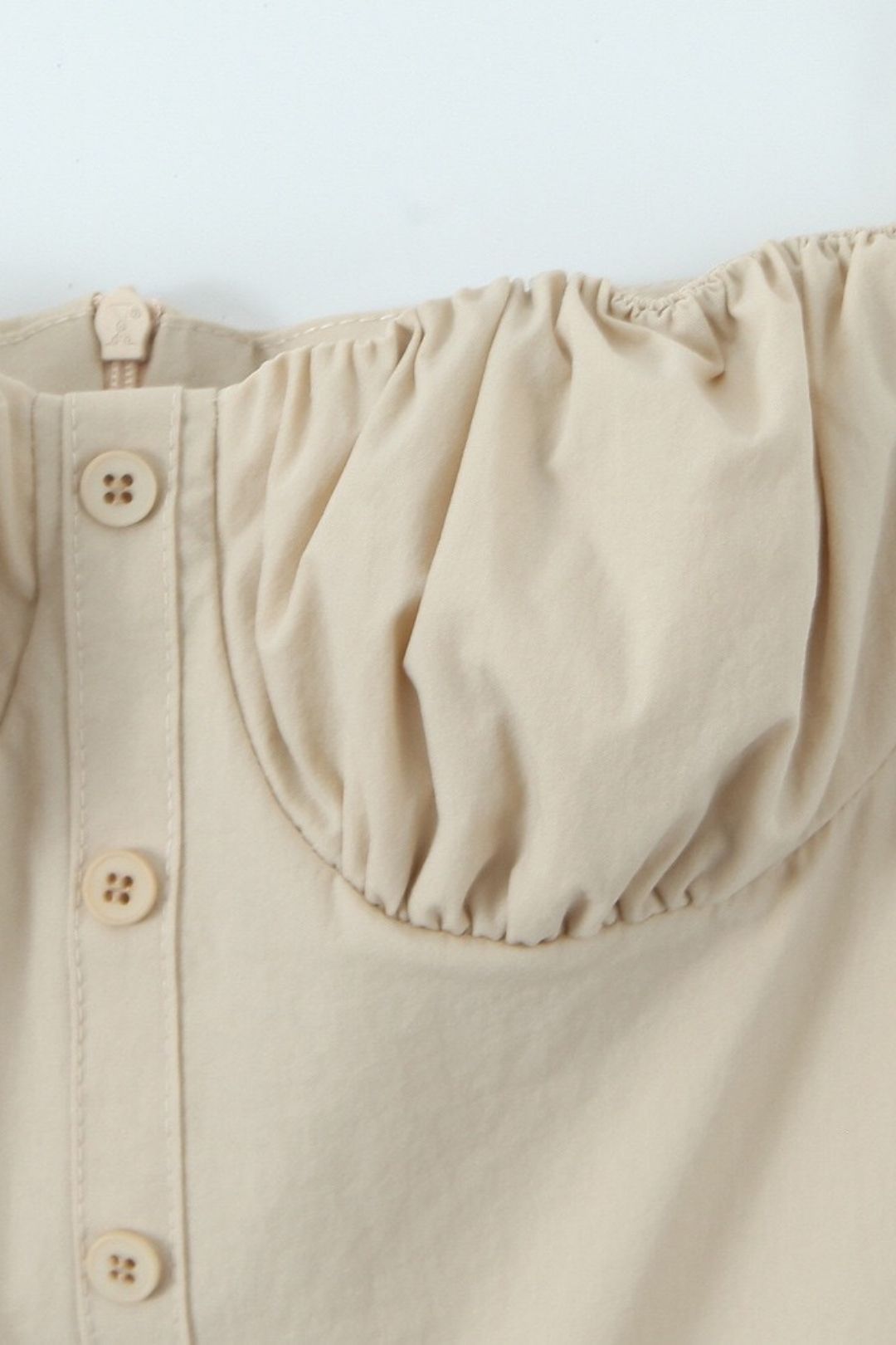 Backless Pleated Dress Sweet Waist Suspender Mini Dress