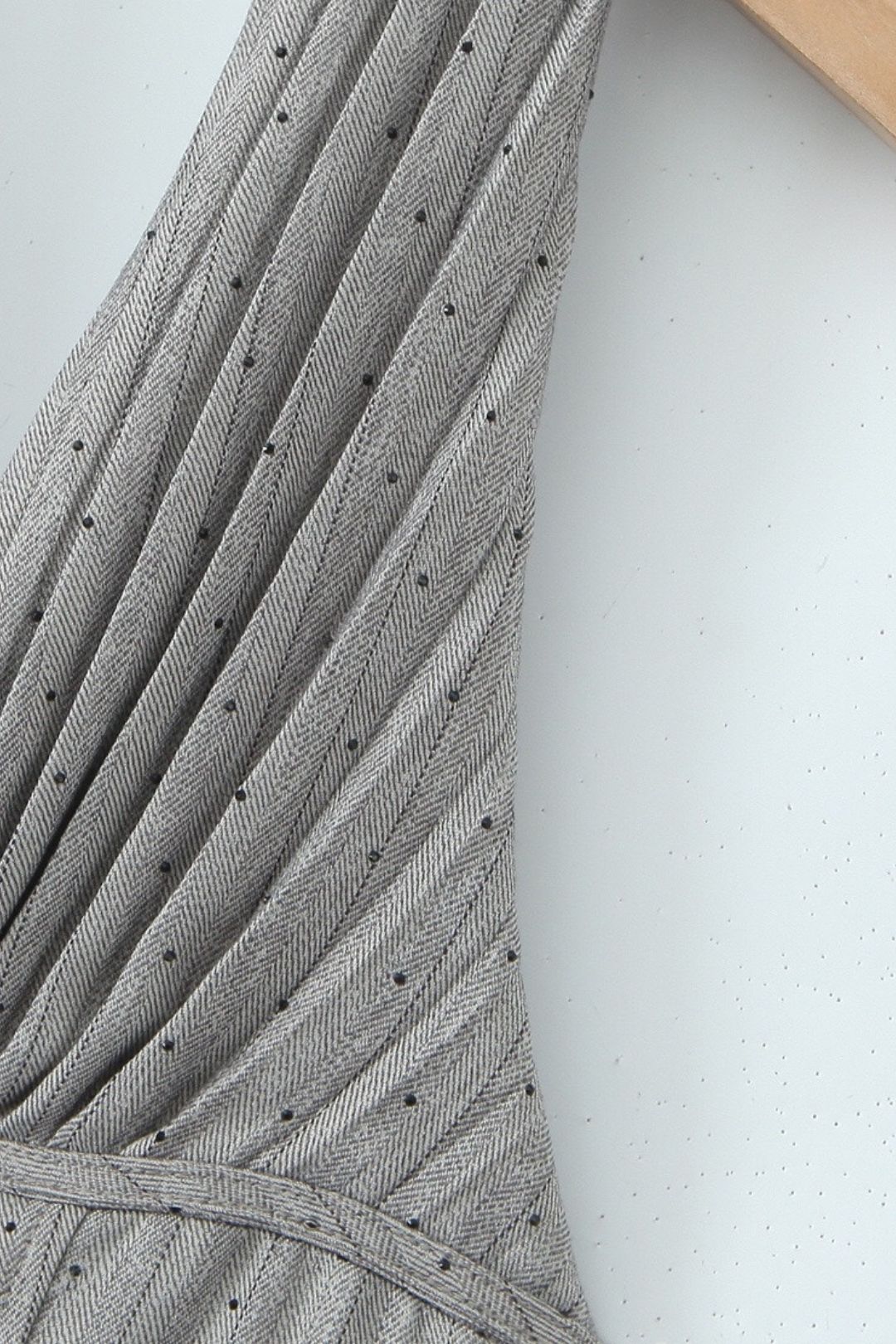 Halter Dress Retro Sexy Deep V Neck Slim Backless Mini Dress