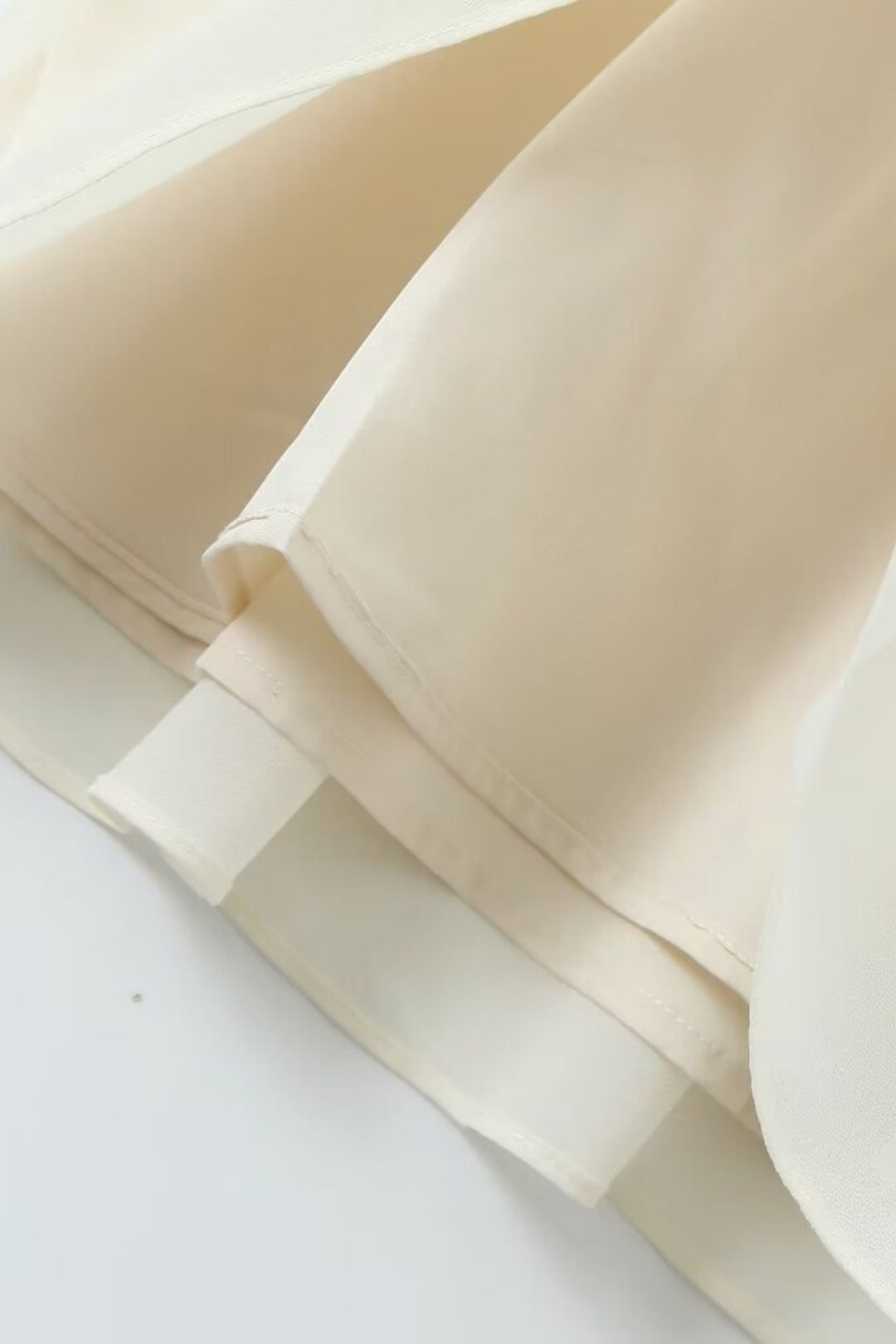 Button-up Beige Vest High-waisted Slimming Fishtail Hip-wrapped Skirt Set