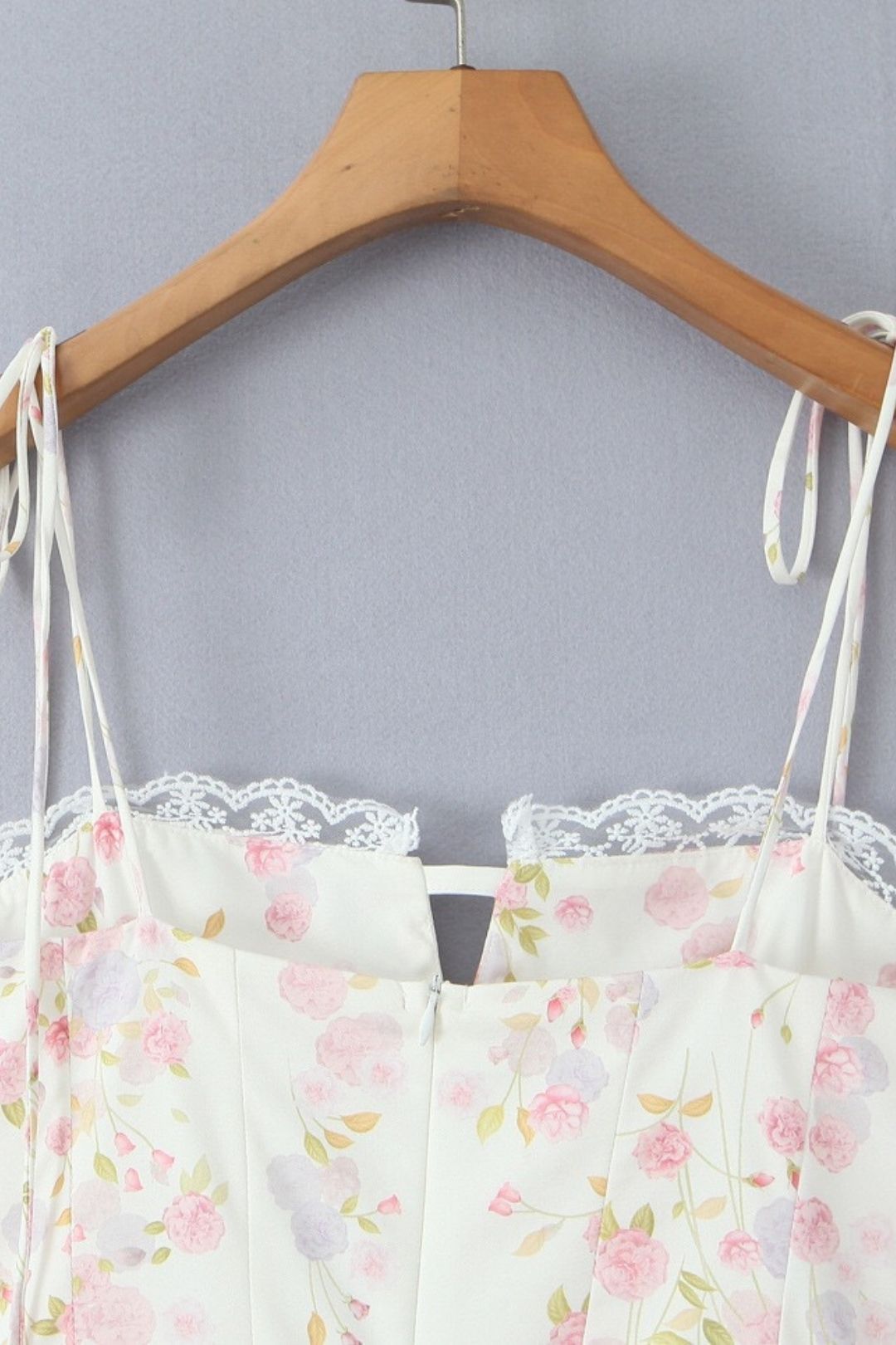 Lace Suspender Sexy Backless Mini Dress