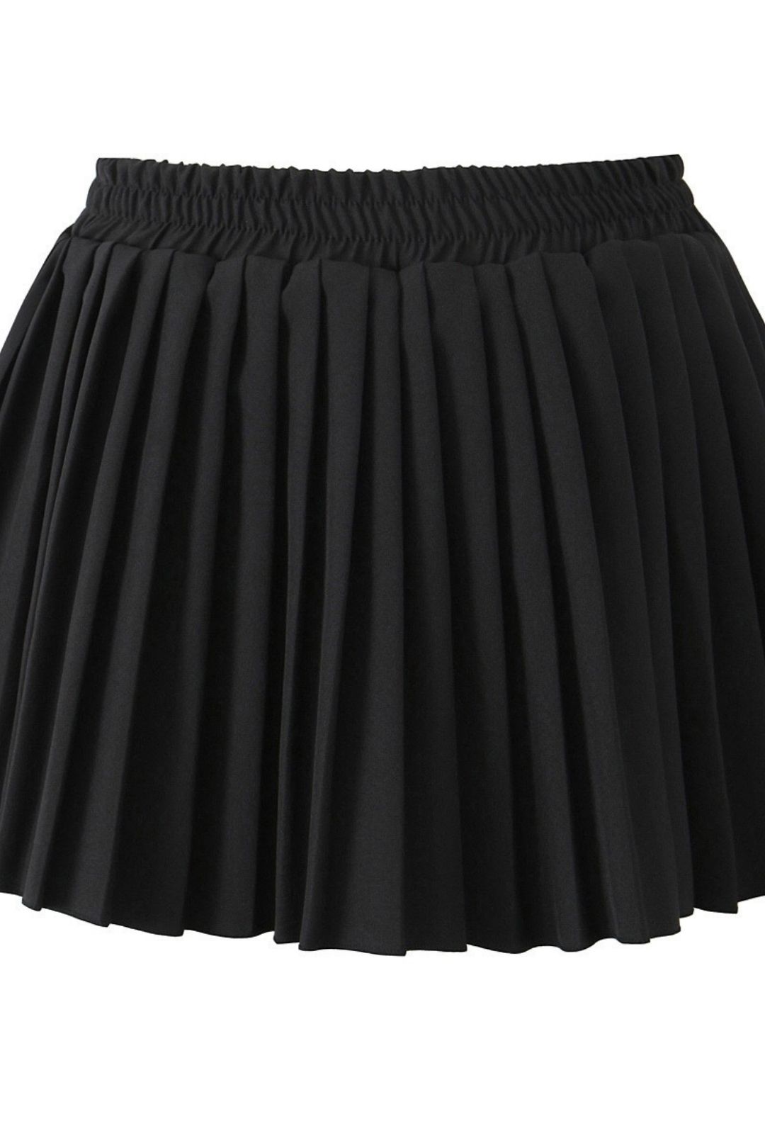 V-neck Sleeveless Button Suit Vest + Pleated Lace-up Skirt