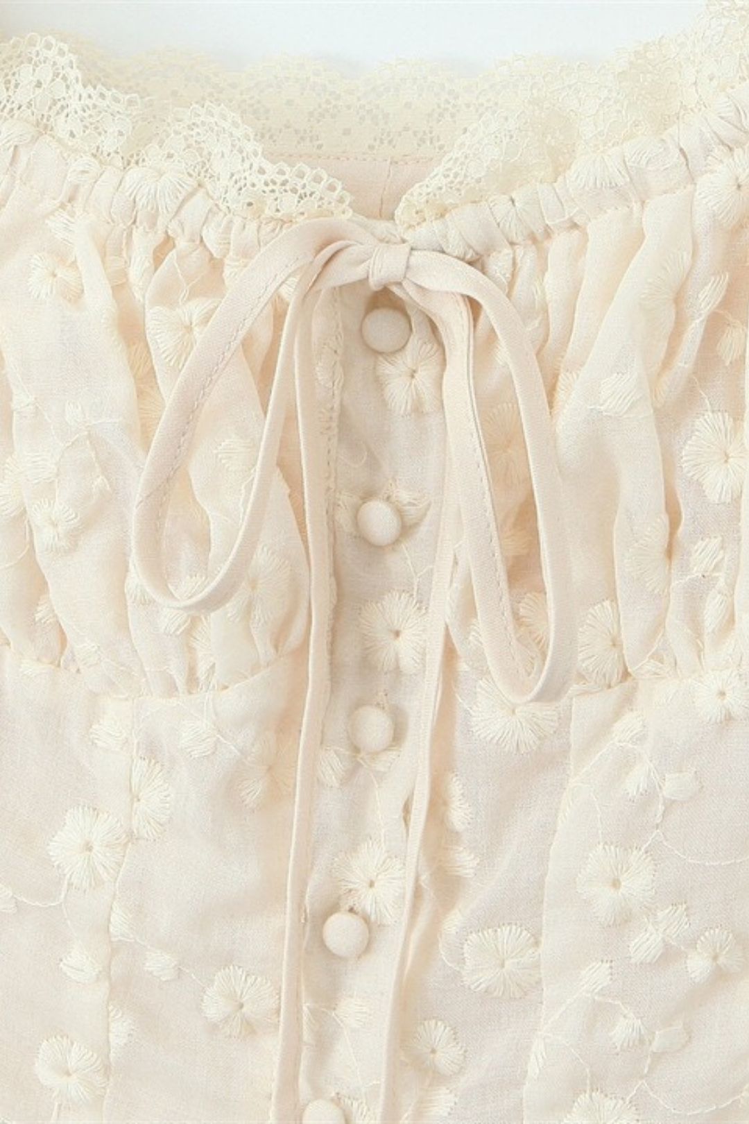 Embroidered Chiffon Patchwork Suit Unique Wood Ear Edge Camisole High Waist Sexy Hip Skirt