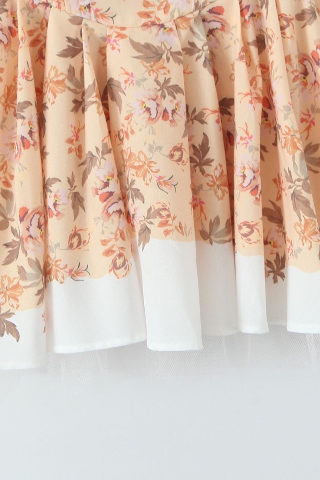 Pastoral Style Printed Mini Dress