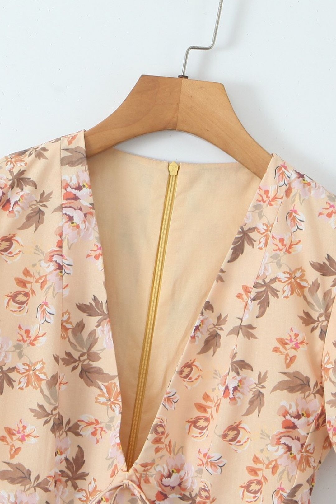 Pastoral Style Printed Mini Dress