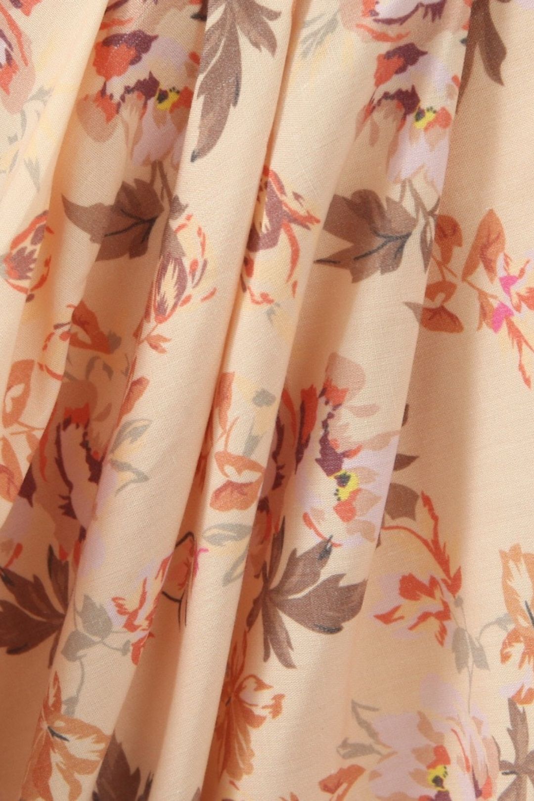 Pastoral Style Printed Mini Dress