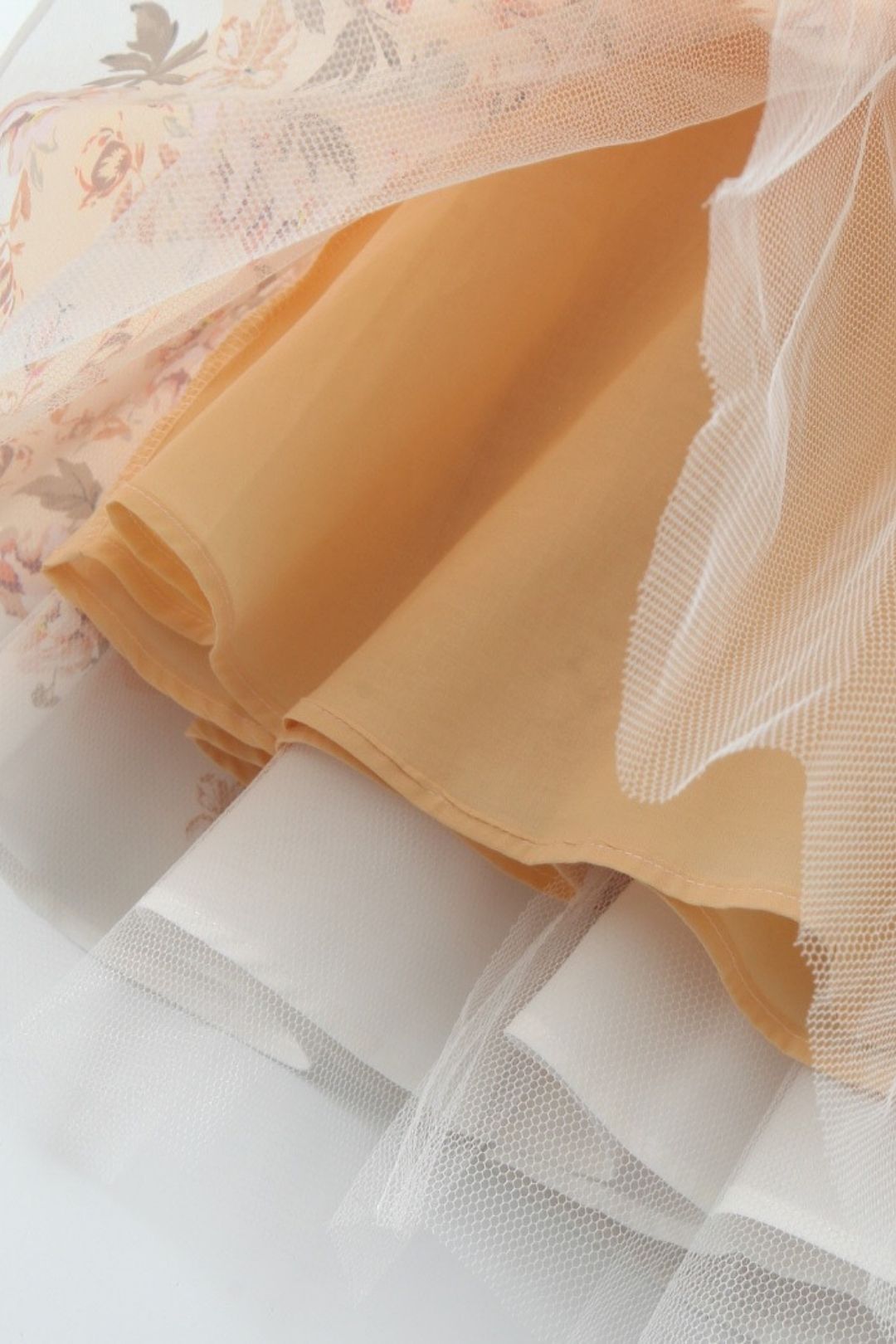 Pastoral Style Printed Mini Dress