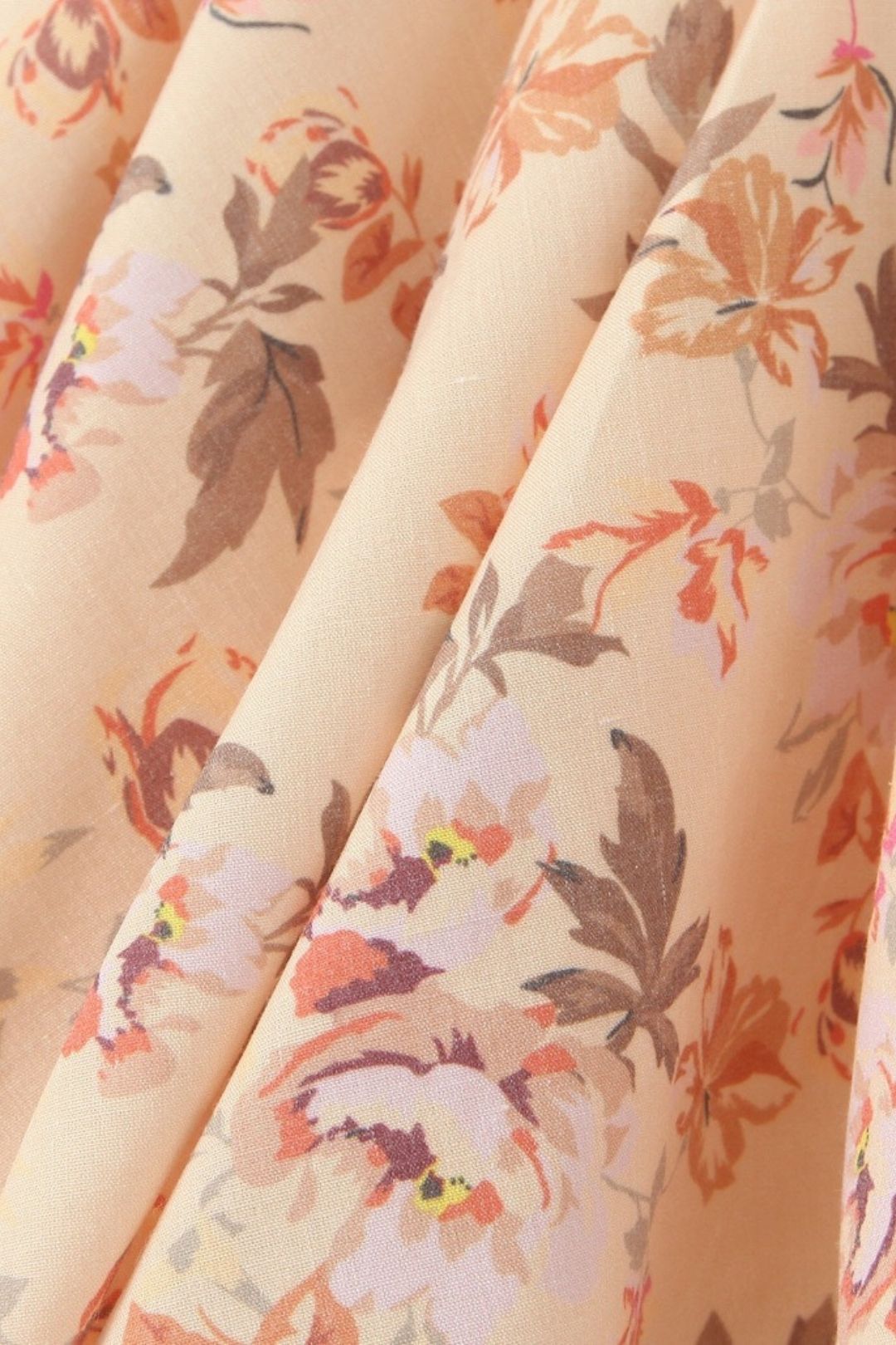 Pastoral Style Printed Mini Dress