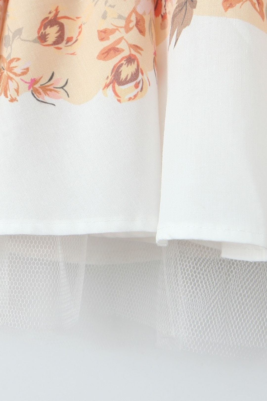 Pastoral Style Printed Mini Dress