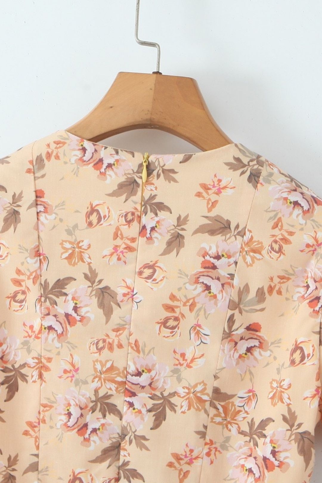 Pastoral Style Printed Mini Dress