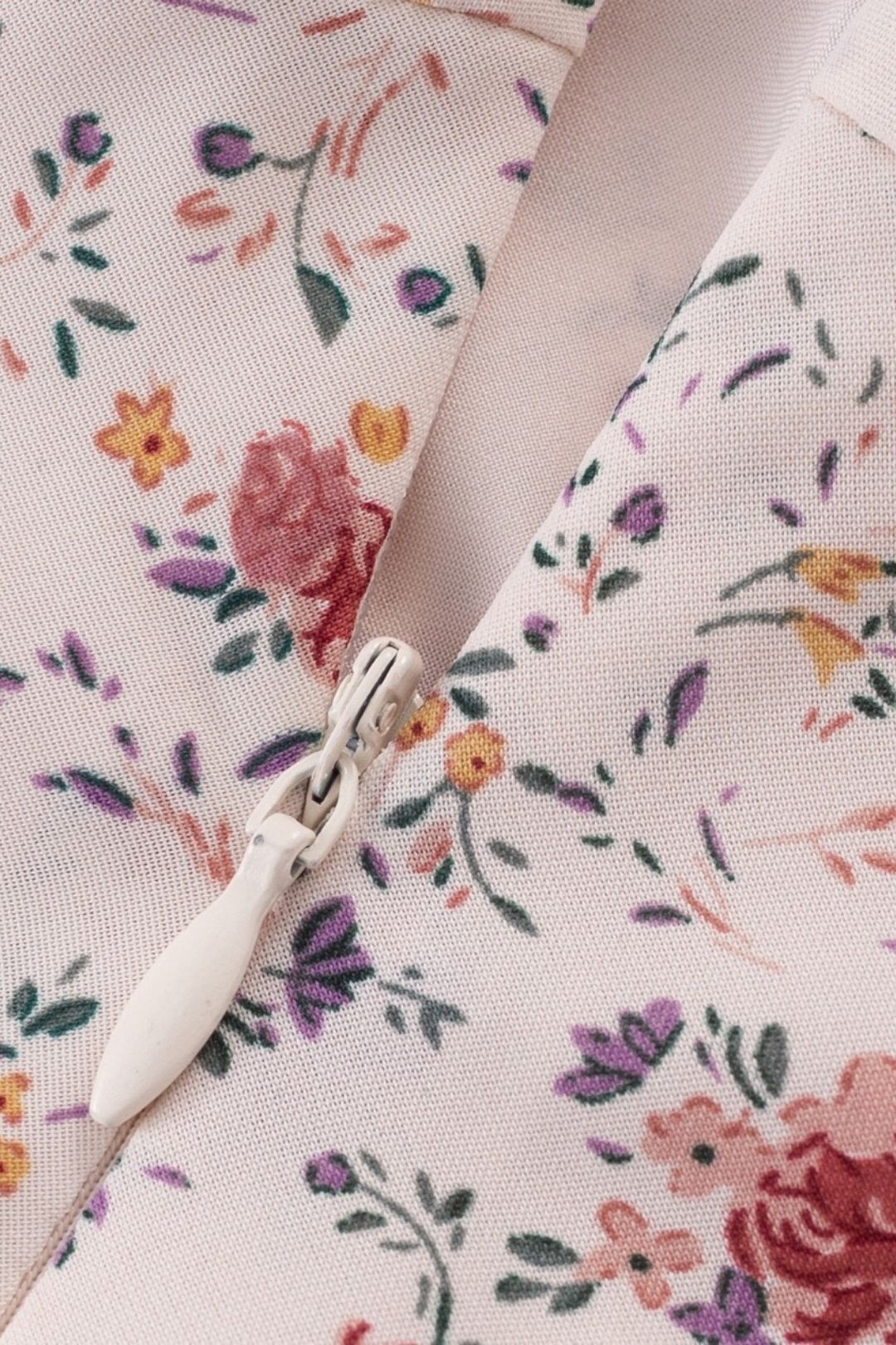 Sweet Print Chic Round Neck Ruffled Long Dress