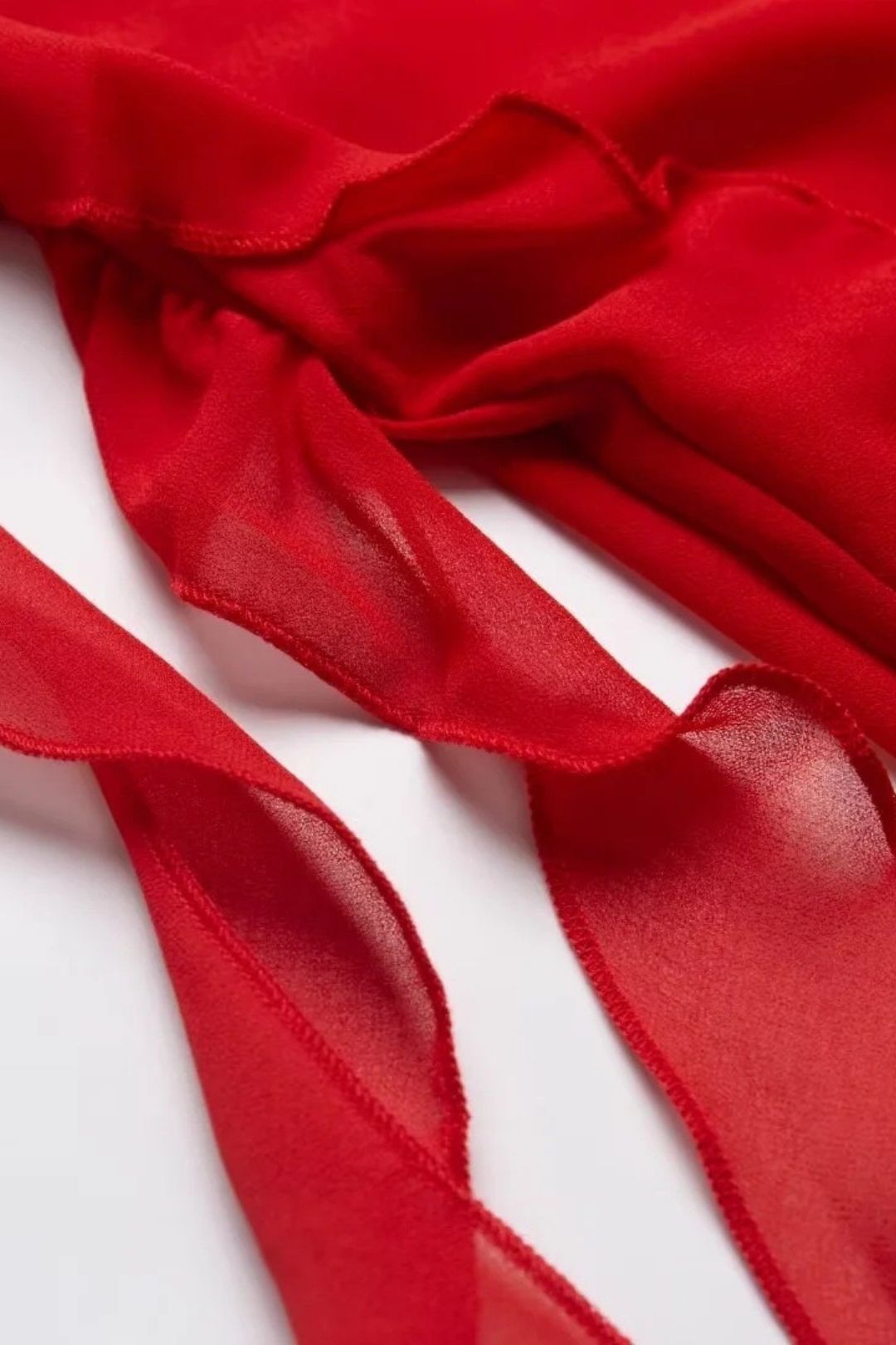 Sexy Slit Chiffon Dress French Square Neck Dress