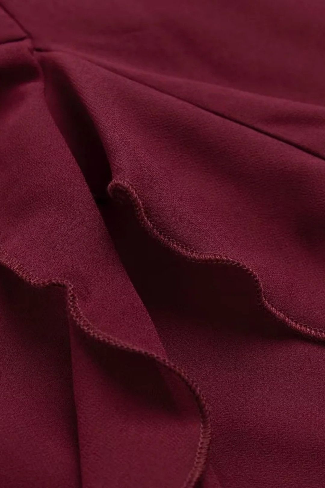 Sexy Slit Chiffon Dress French Square Neck Dress