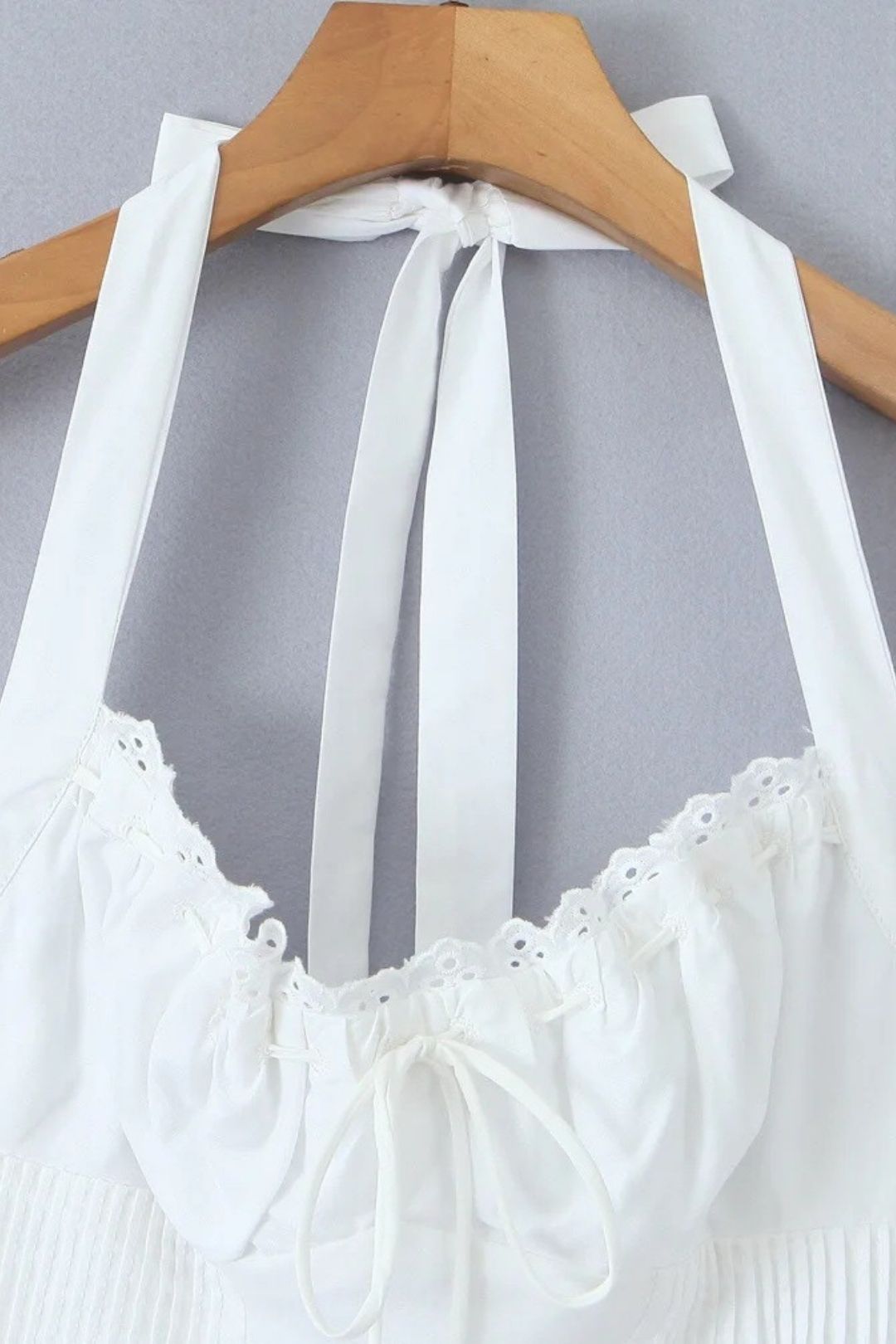 Halter Neck Sexy Backless Midi Dress