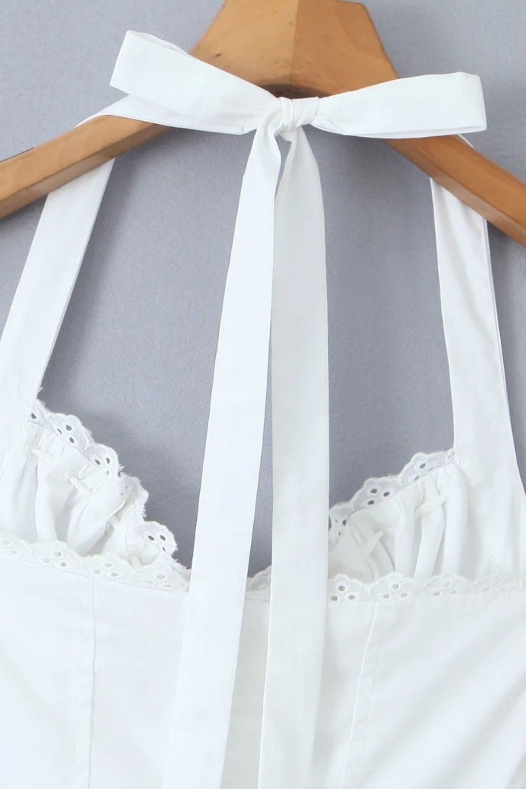 Halter Neck Sexy Backless Midi Dress