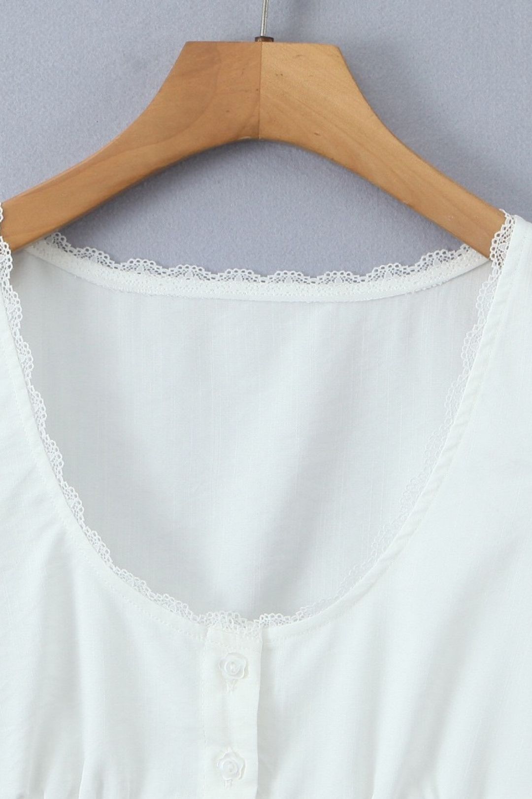 Two-piece French Lace Sleeveless Vest Top + High Waist A-line Dress