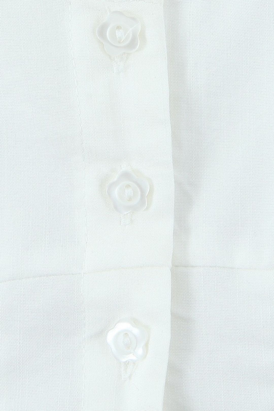 Two-piece French Lace Sleeveless Vest Top + High Waist A-line Dress