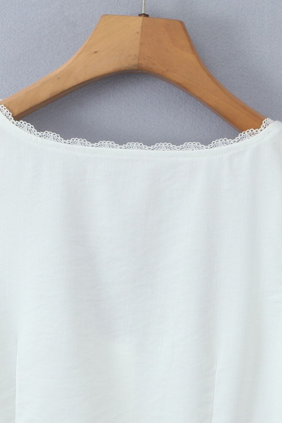 Two-piece French Lace Sleeveless Vest Top + High Waist A-line Dress