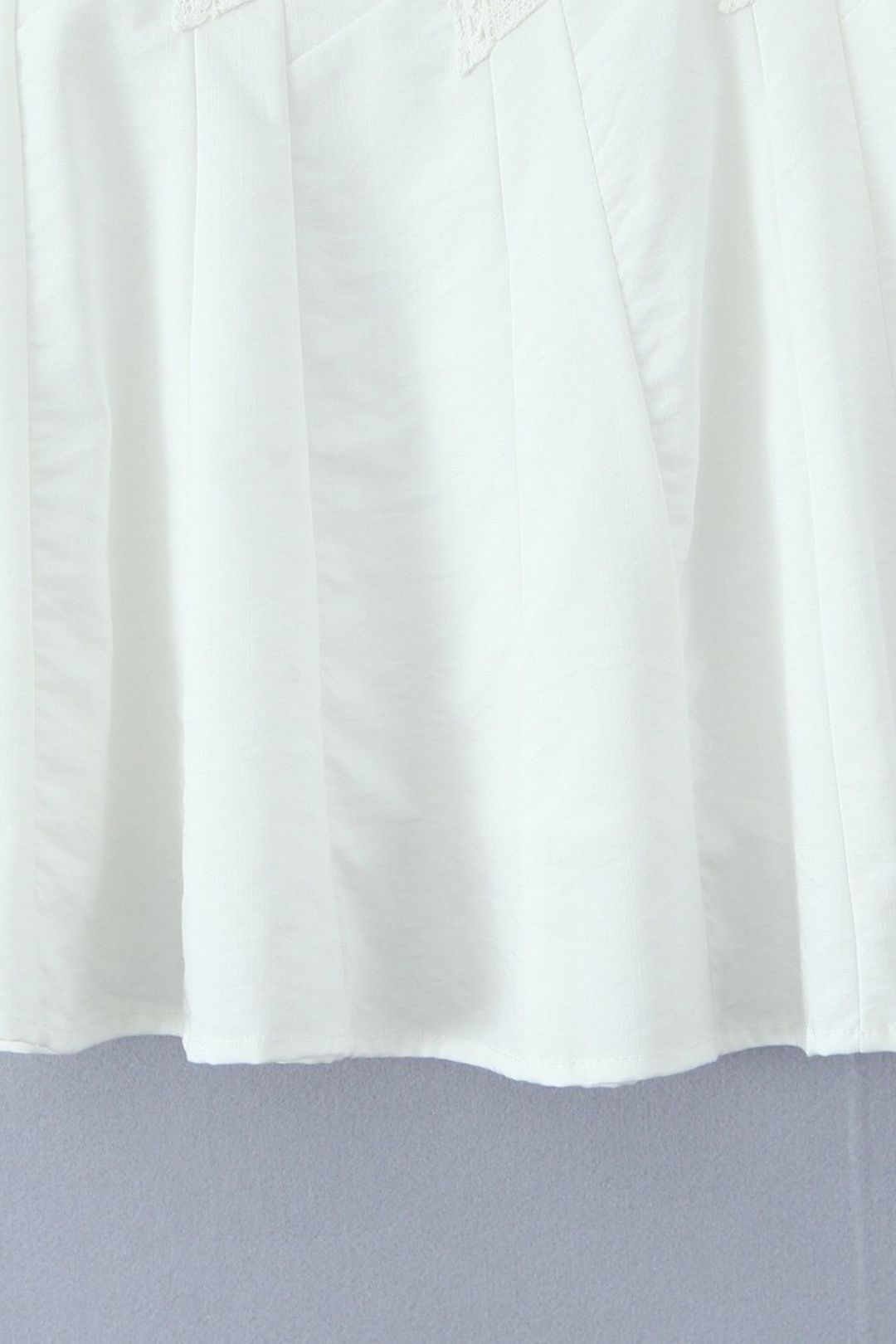 Two-piece French Lace Sleeveless Vest Top + High Waist A-line Dress