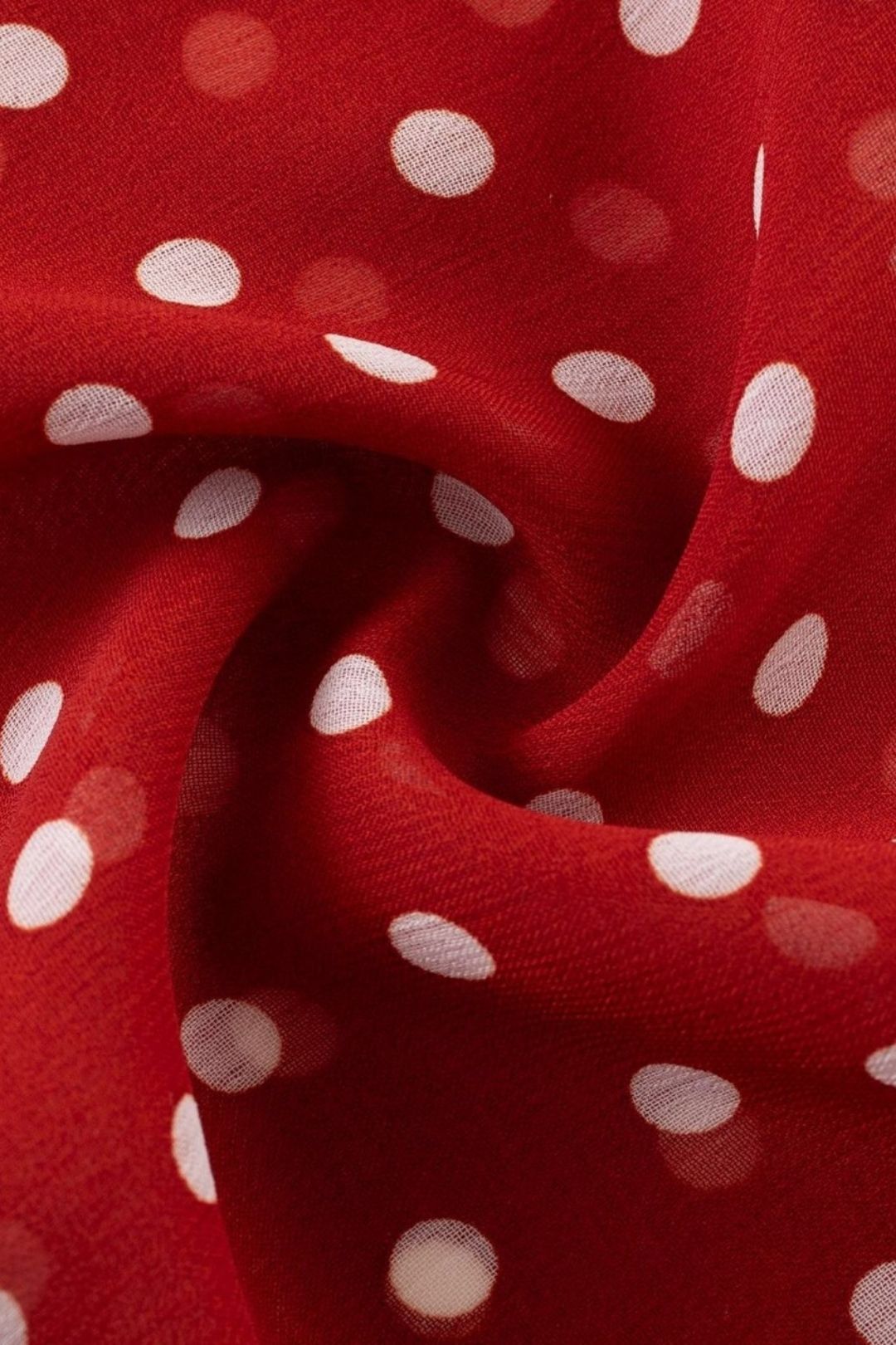 Backless Mid-length Sweet Polka Dot Print Suspender Dress