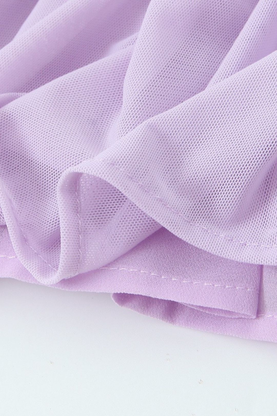 One Shoulder Mesh Tube Top Dress