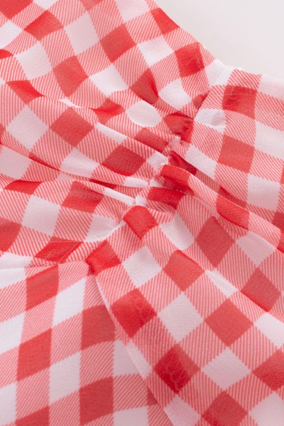 Plaid Yarn-dyed Chic Sleeve Dress