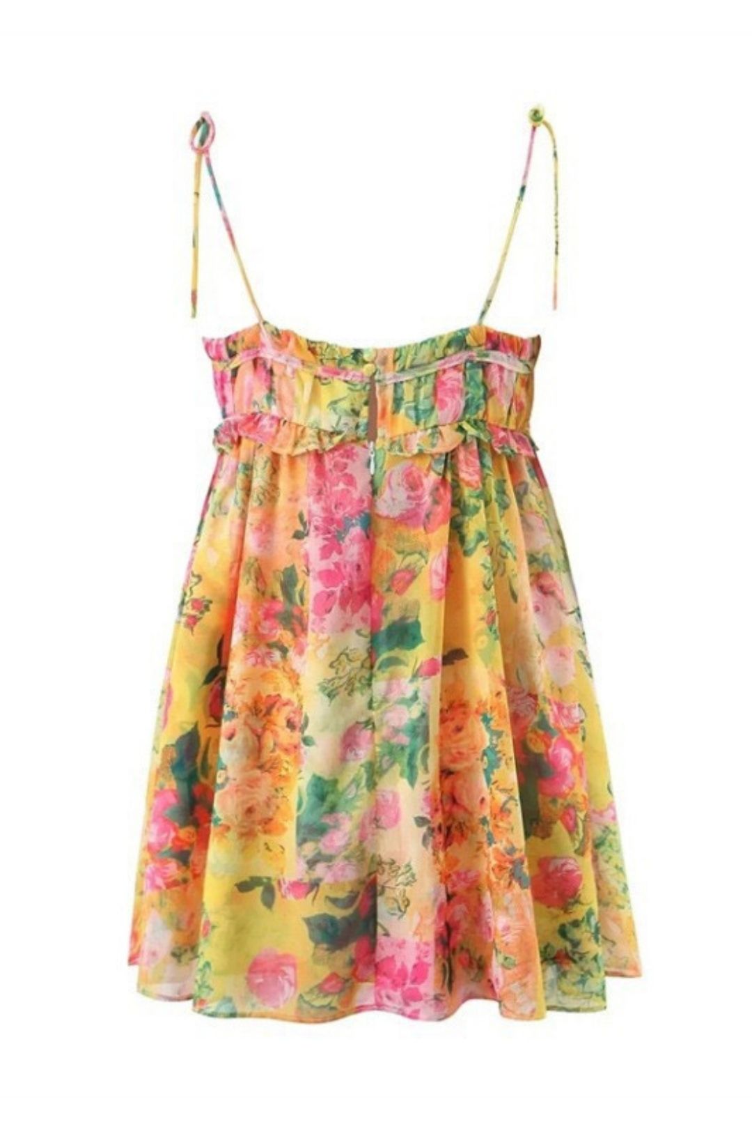 French Girls Ruffle Mini Dress