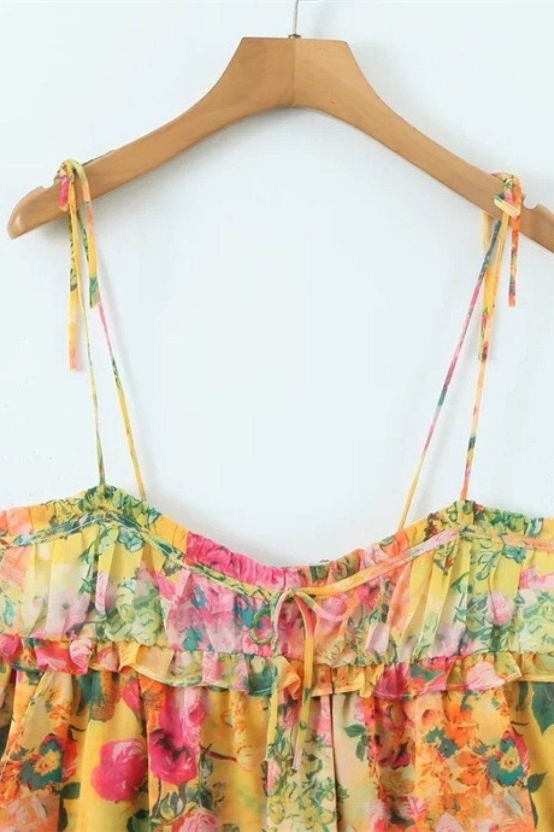 French Girls Ruffle Mini Dress